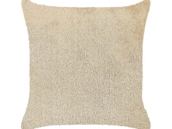 Cuscino decorativo PILEA Finta pelliccia 45 x 45 cm Beige Tinta unita