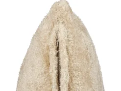 Cuscino decorativo PILEA Finta pelliccia 45 x 45 cm Beige Tinta unita