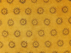 Cuscino decorativo RAPIS Velluto 45 x 45 cm Giallo Trama geometrica
