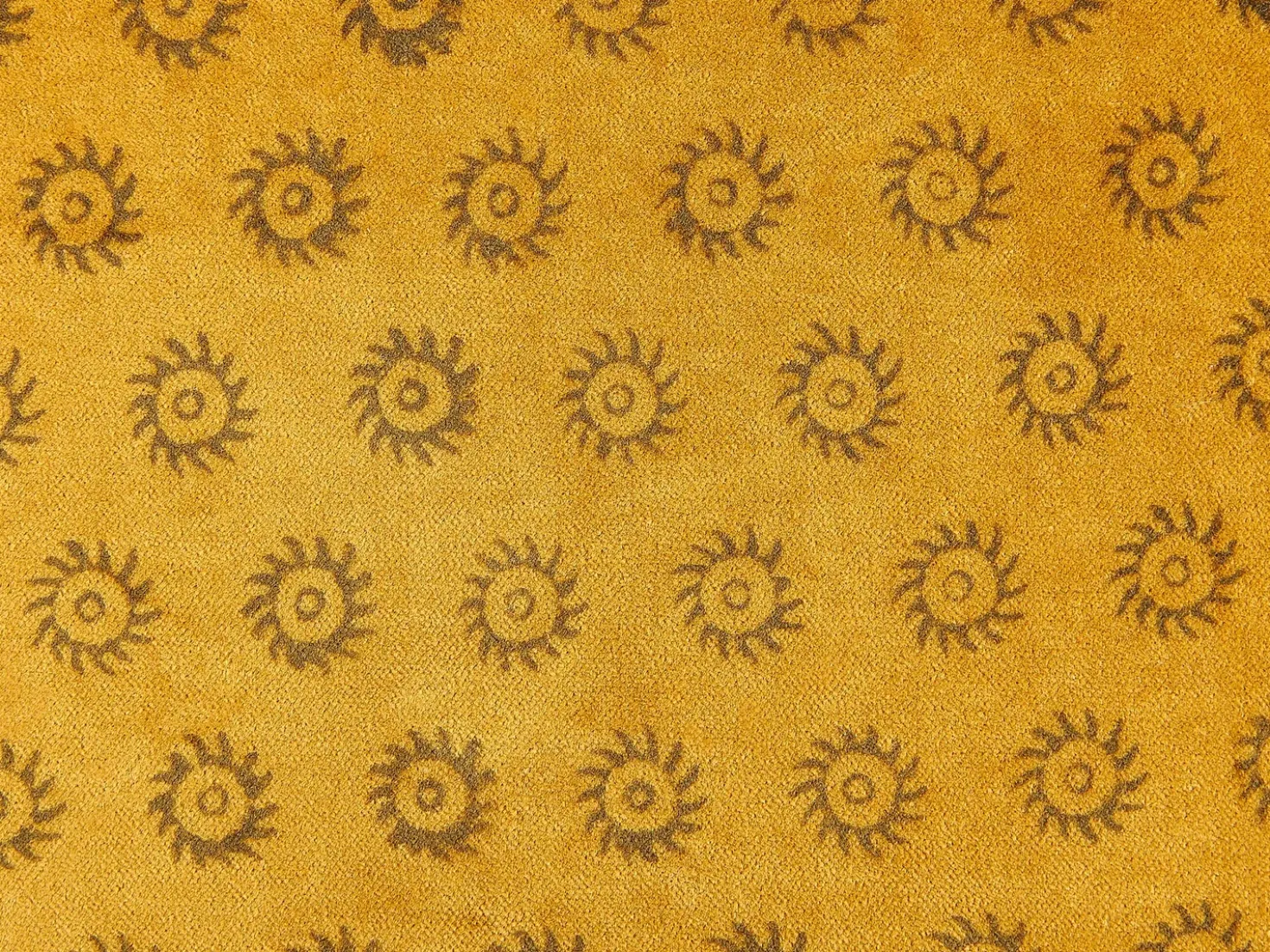 Cuscino decorativo RAPIS Velluto 45 x 45 cm Giallo Trama geometrica
