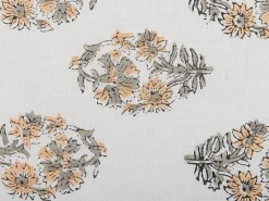 Cuscino decorativo SATIVUS Cotone 45 x 45 cm Arancione Trama floreale