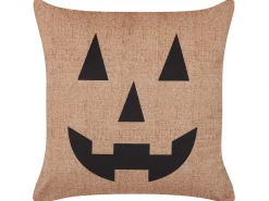 Cuscino decorativo SEBES Velluto 45 x 45 cm Beige Trama astratta