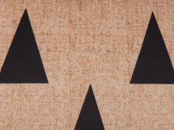 Cuscino decorativo SEBES Velluto 45 x 45 cm Beige Trama astratta