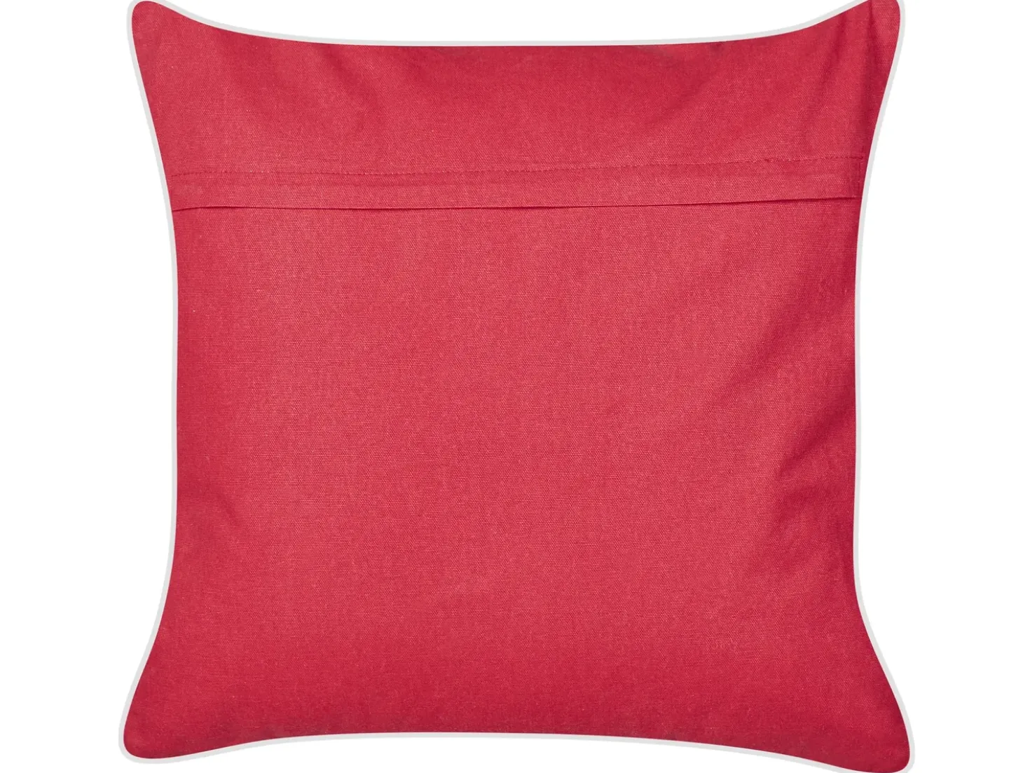 Cuscino decorativo SIDERASIS Velluto 45 x 45 cm Rosso Scritta