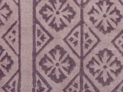 Cuscino decorativo SILYBUM Velluto 45 x 45 cm Rosa Trama geometrica