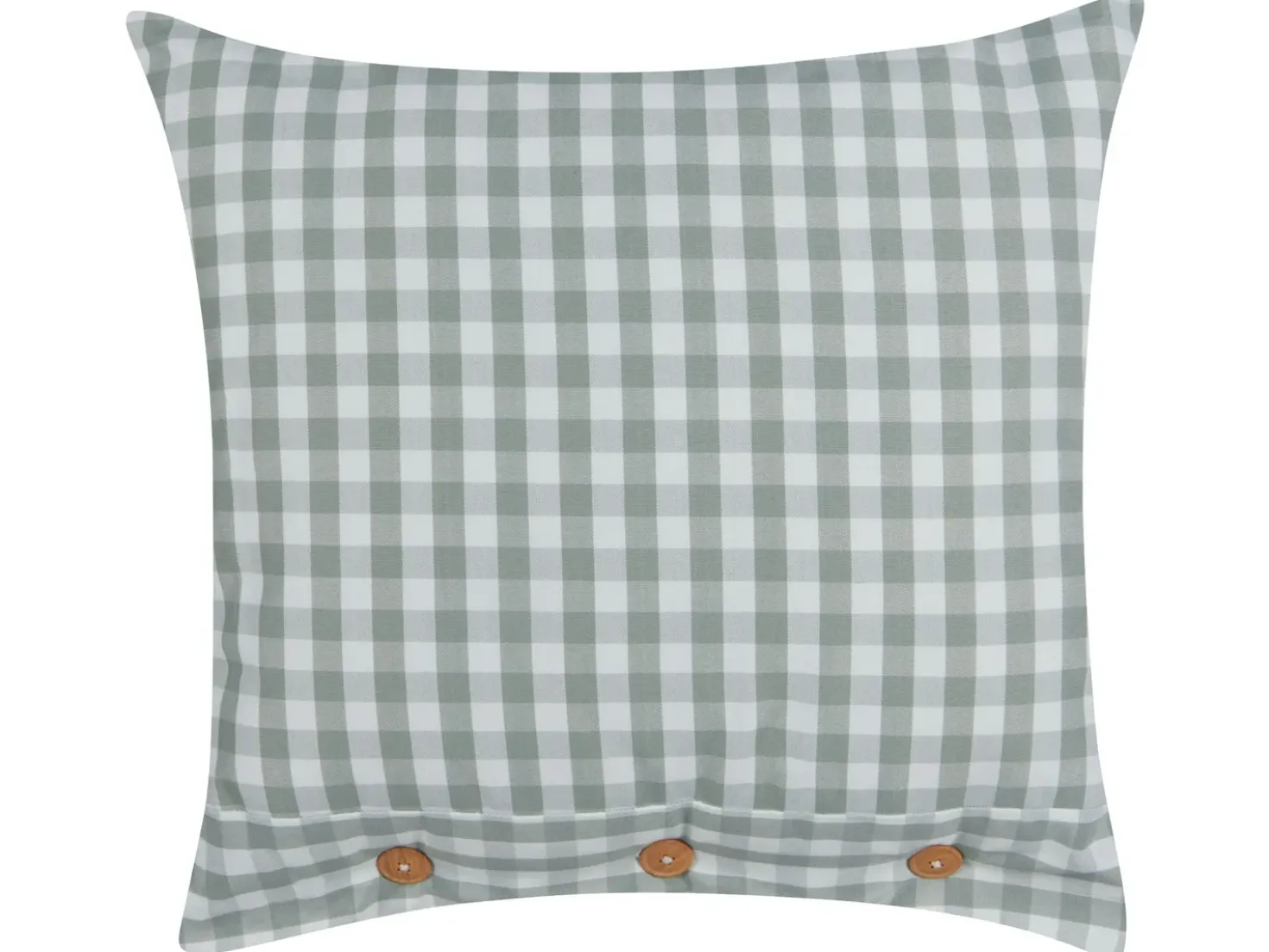 Cuscino decorativo TALYA 45 x 45 cm Verde menta Trama a scacchi