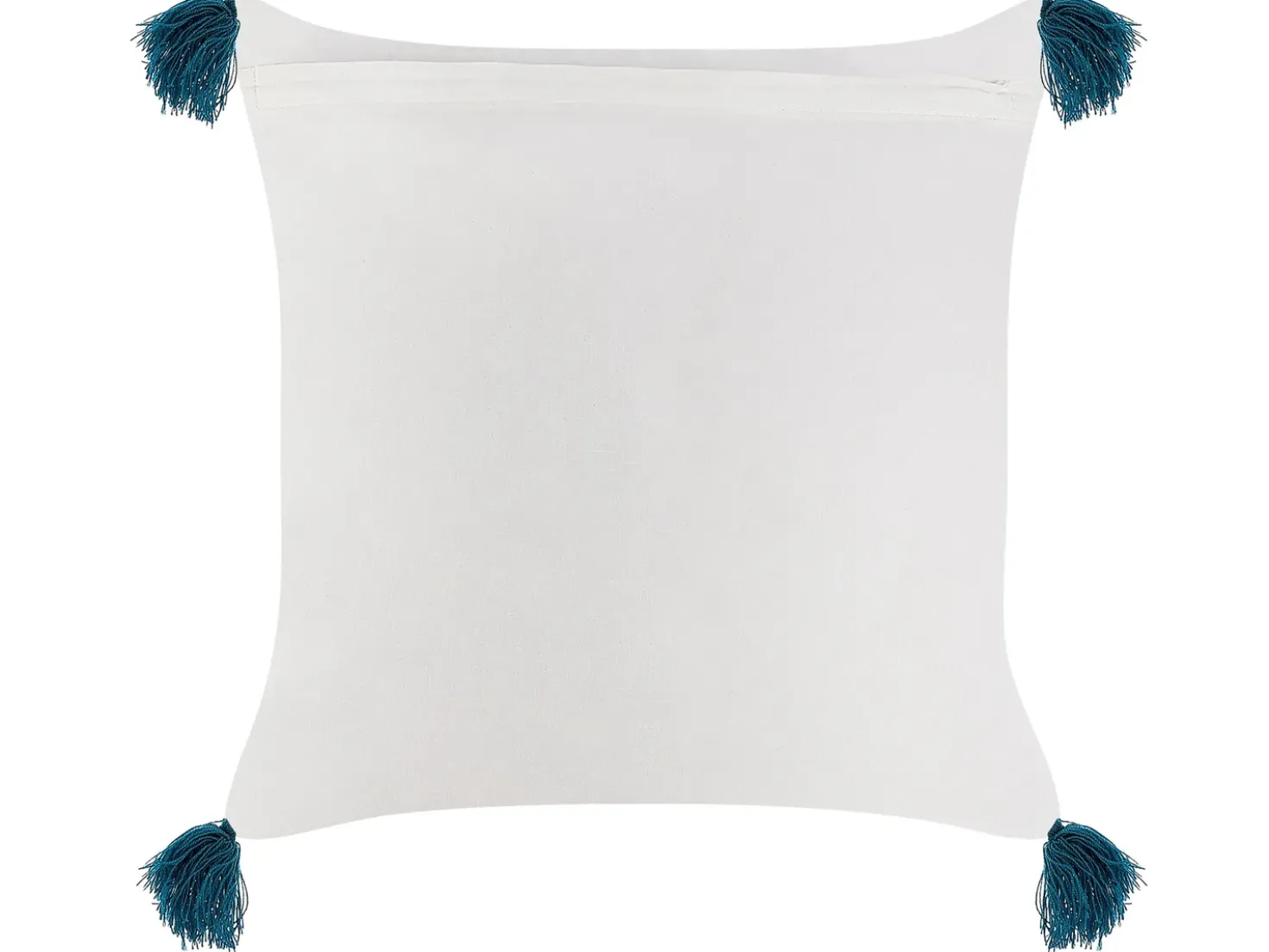 Cuscino decorativo TILIA Cotone 45 x 45 cm Blu Trama geometrica