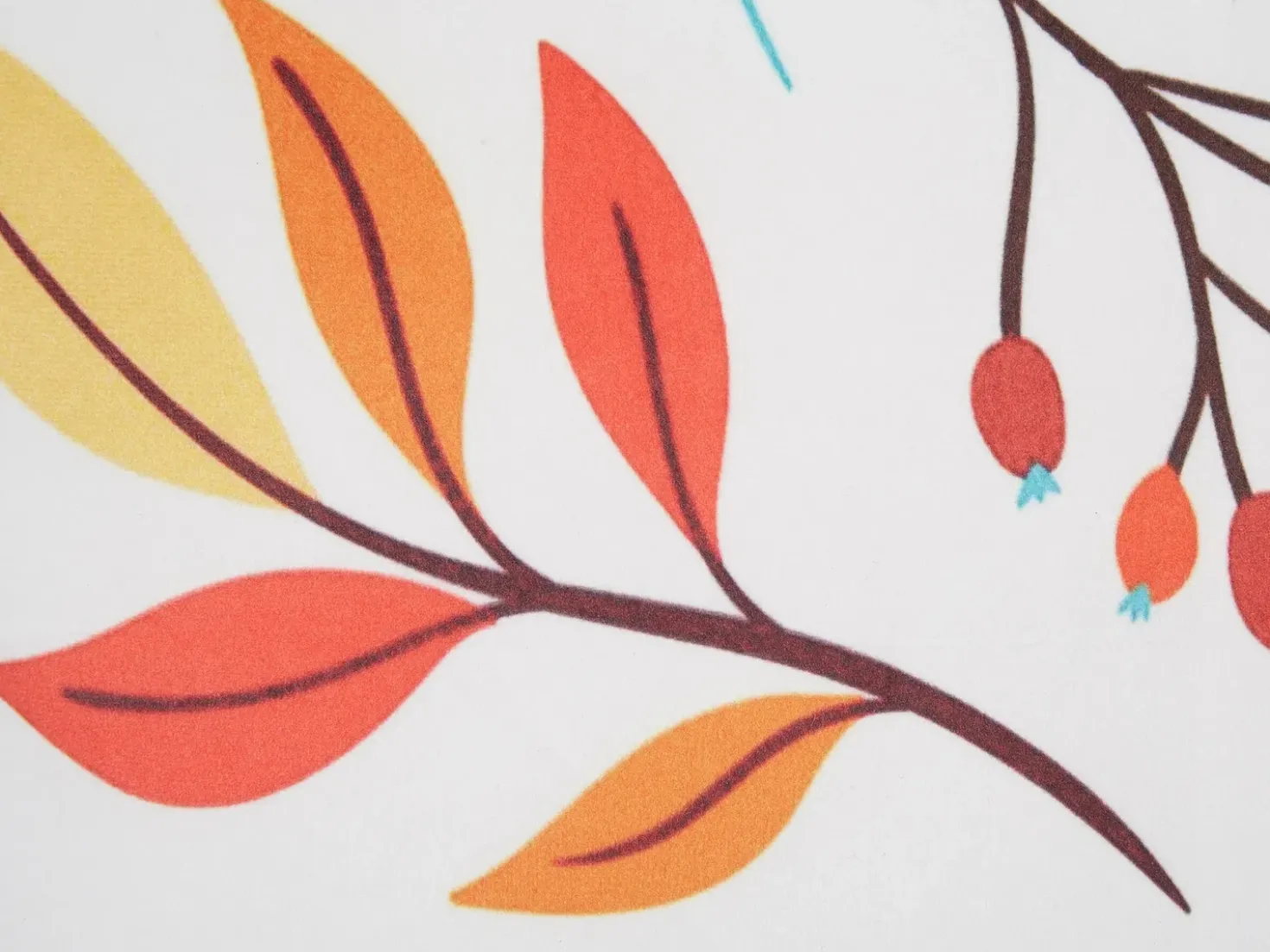 Cuscino decorativo VISCARIA Velluto 45 x 45 cm Multicolore Trama di piante