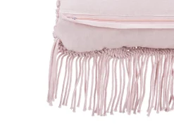 Cuscino decorativo YANIKLAR Cotone 40 x 40 cm Rosa Trama geometrica