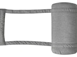 Cuscino per sdraio BRESCIA PREMIUM 180 x 60 cm Grigio melange