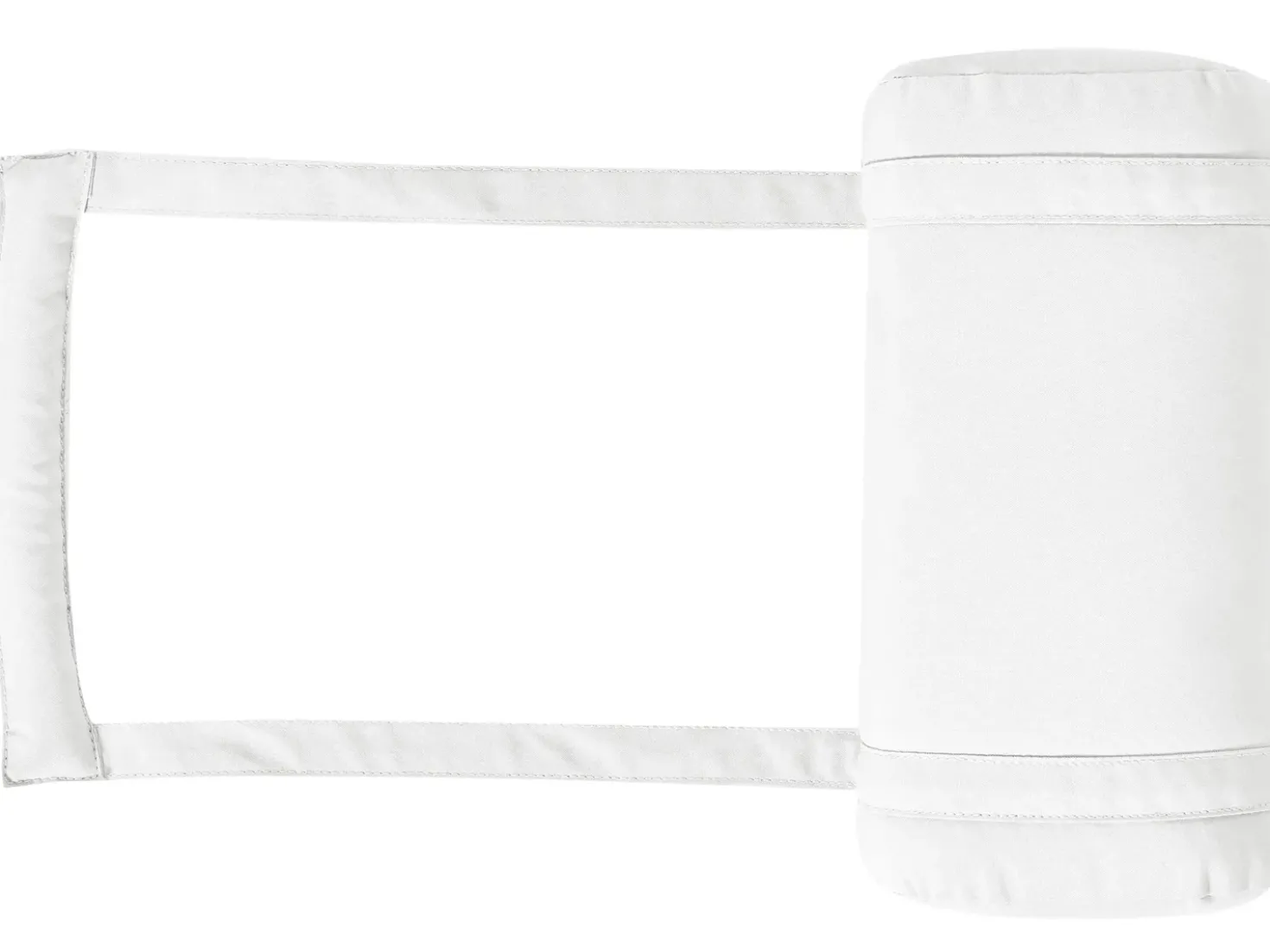 Cuscino per sdraio BRESCIA PREMIUM 180 x 60 cm Bianco sporco