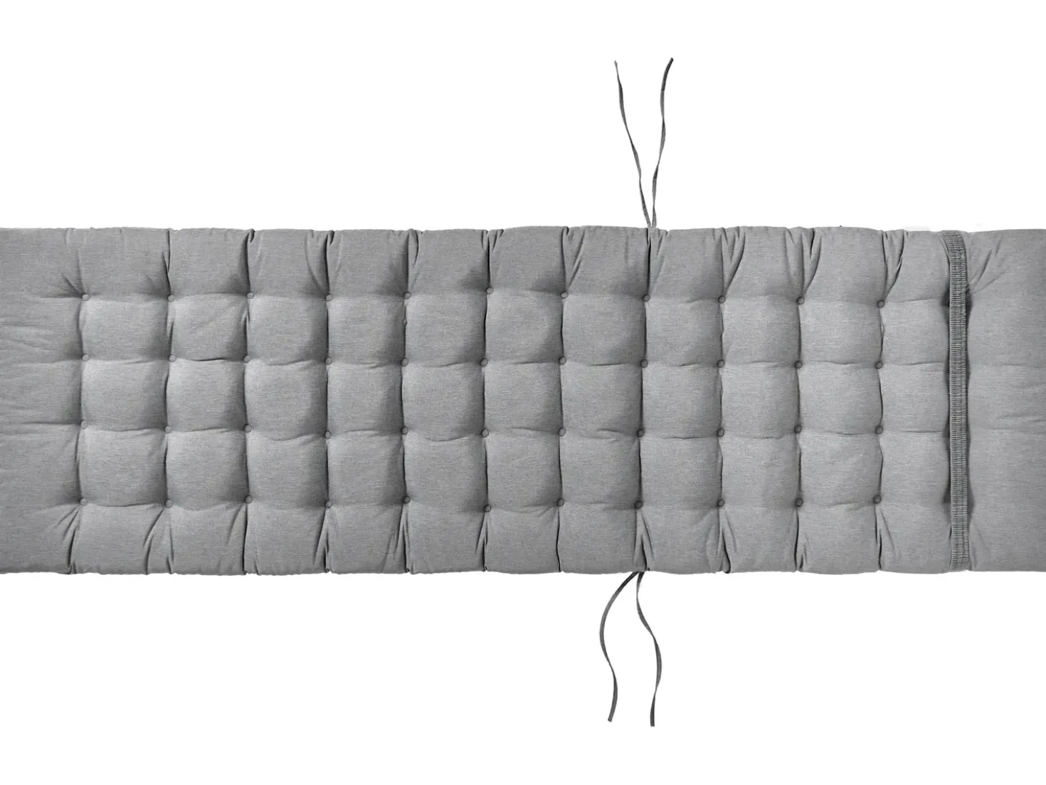 Cuscino per sdraio CESANA PREMIUM 192 x 56 cm Grigio melange