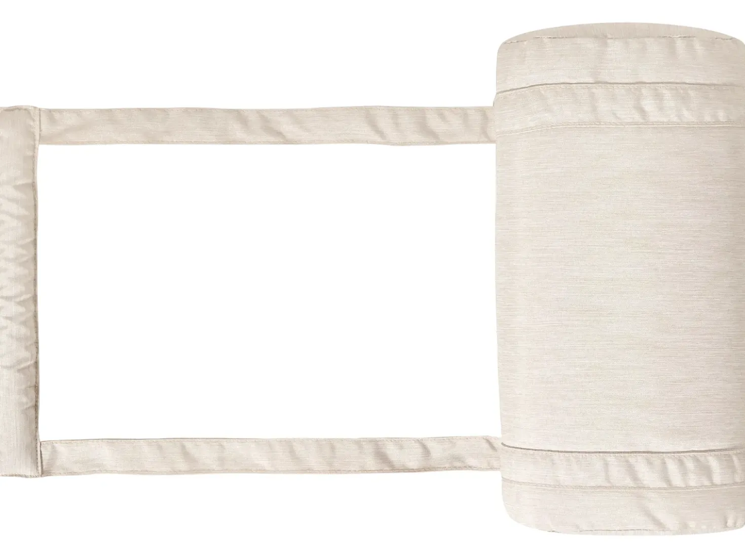 Cuscino per sdraio CESANA PREMIUM 192 x 56 cm Beige chiaro