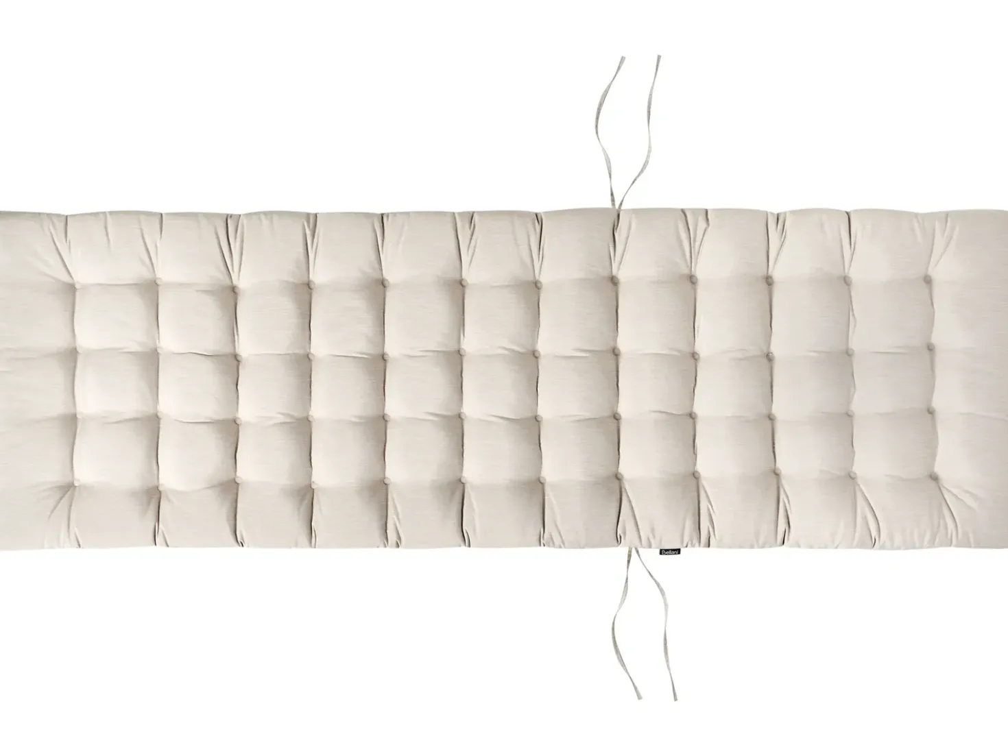 Cuscino per sdraio CESANA PREMIUM 192 x 56 cm Beige chiaro