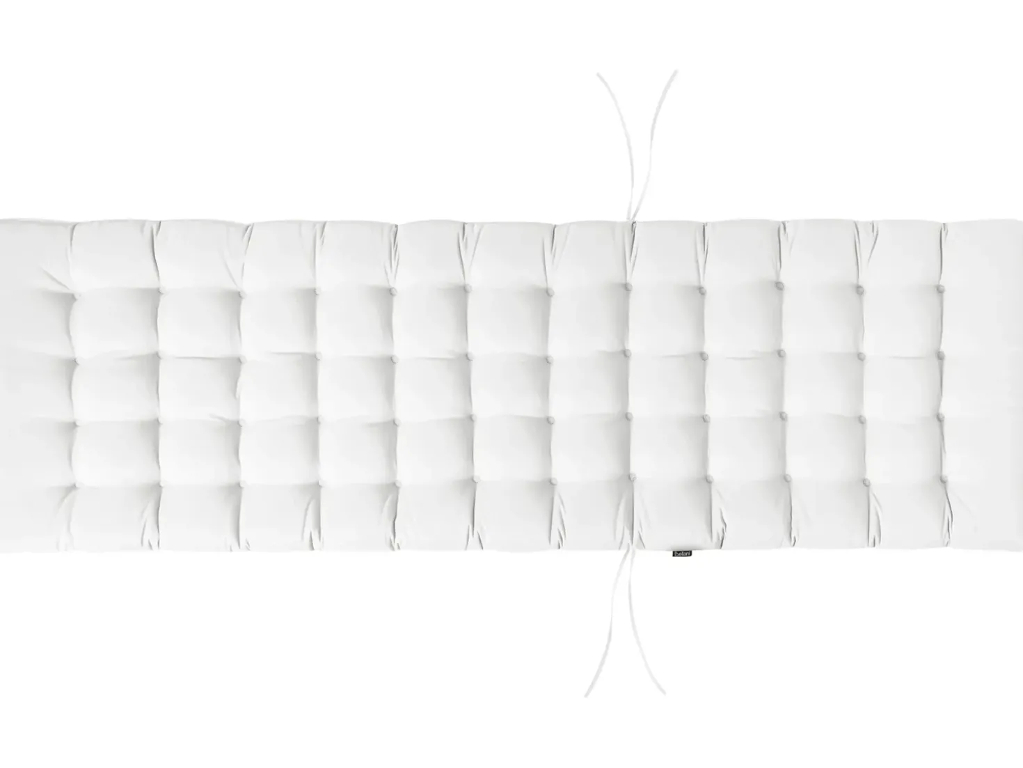 Cuscino per sdraio CESANA PREMIUM 192 x 56 cm Bianco sporco