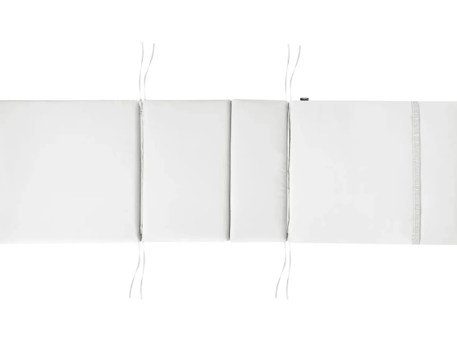 Cuscino per sdraio TOSCANA/JAVA/AMANTEA PREMIUM 189 x 58 cm Bianco sporco
