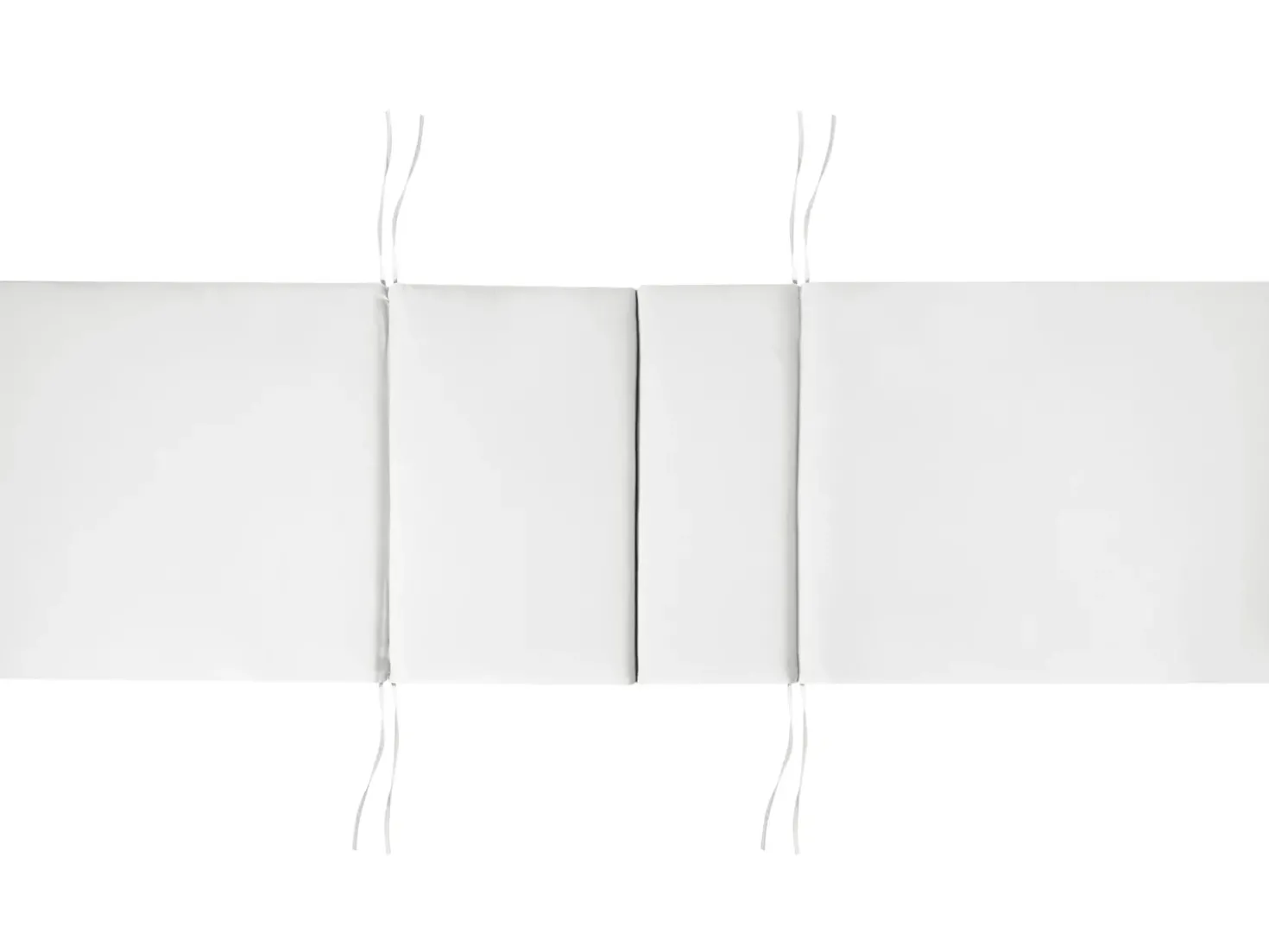 Cuscino per sdraio TOSCANA/JAVA/AMANTEA PREMIUM 189 x 58 cm Bianco sporco