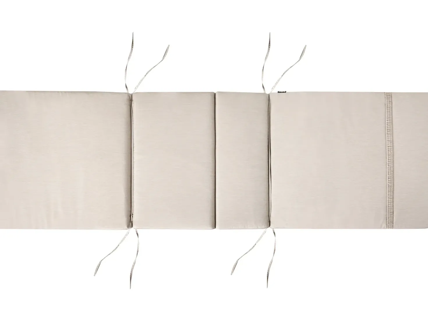 Cuscino per sdraio TOSCANA/JAVA/AMANTEA PREMIUM 189 x 58 cm Beige chiaro