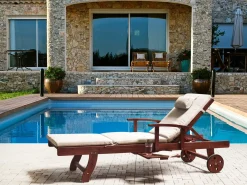 Cuscino per sdraio TOSCANA/JAVA/AMANTEA PREMIUM 189 x 58 cm Tortora