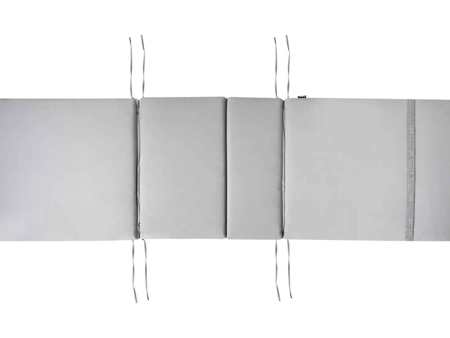 Cuscino per sdraio TOSCANA/JAVA/AMANTEA PREMIUM 189 x 58 cm Grigio chiaro