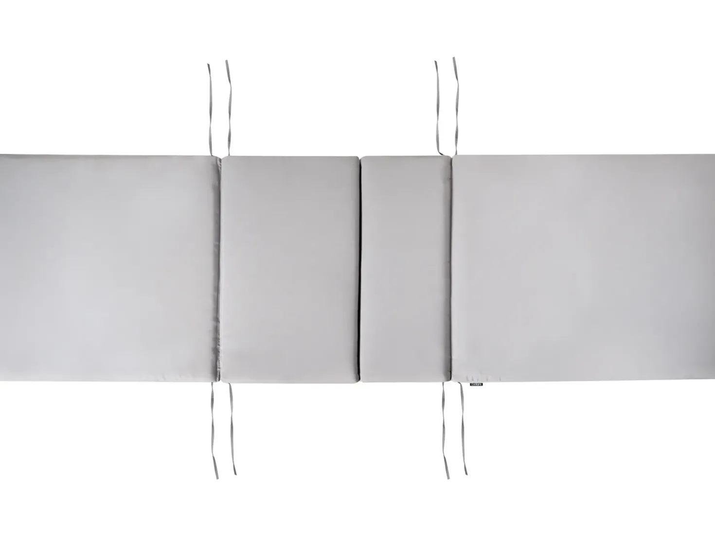 Cuscino per sdraio TOSCANA/JAVA/AMANTEA PREMIUM 189 x 58 cm Grigio chiaro