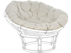 Cuscino per sedia SALVO/ ORVIETO 127 x 127 cm Beige chiaro