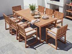 Cuscino per sedia SASSARI PREMIUM 46 x 46 cm Beige chiaro