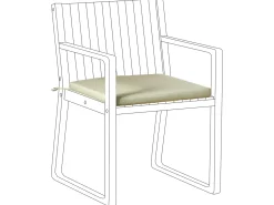 Cuscino per sedia SASSARI PREMIUM 46 x 46 cm Verde chiaro