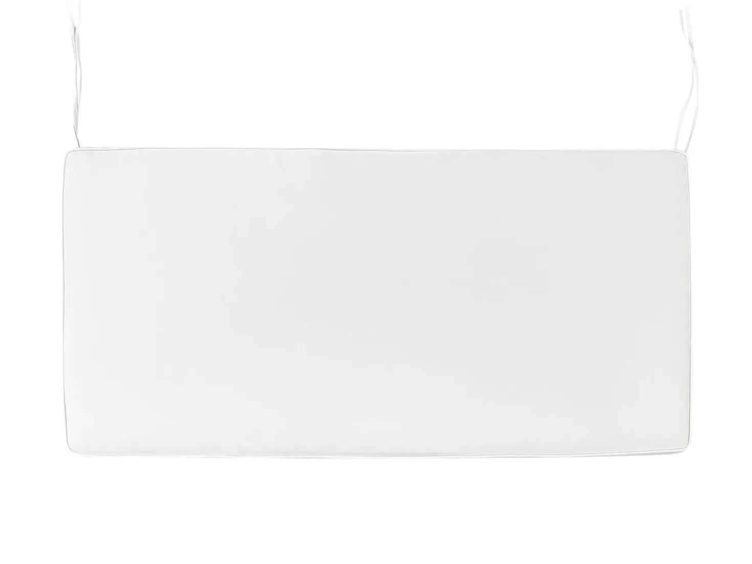 Cuscino per sedile a panca VIVARA 112 x 54 cm Bianco sporco