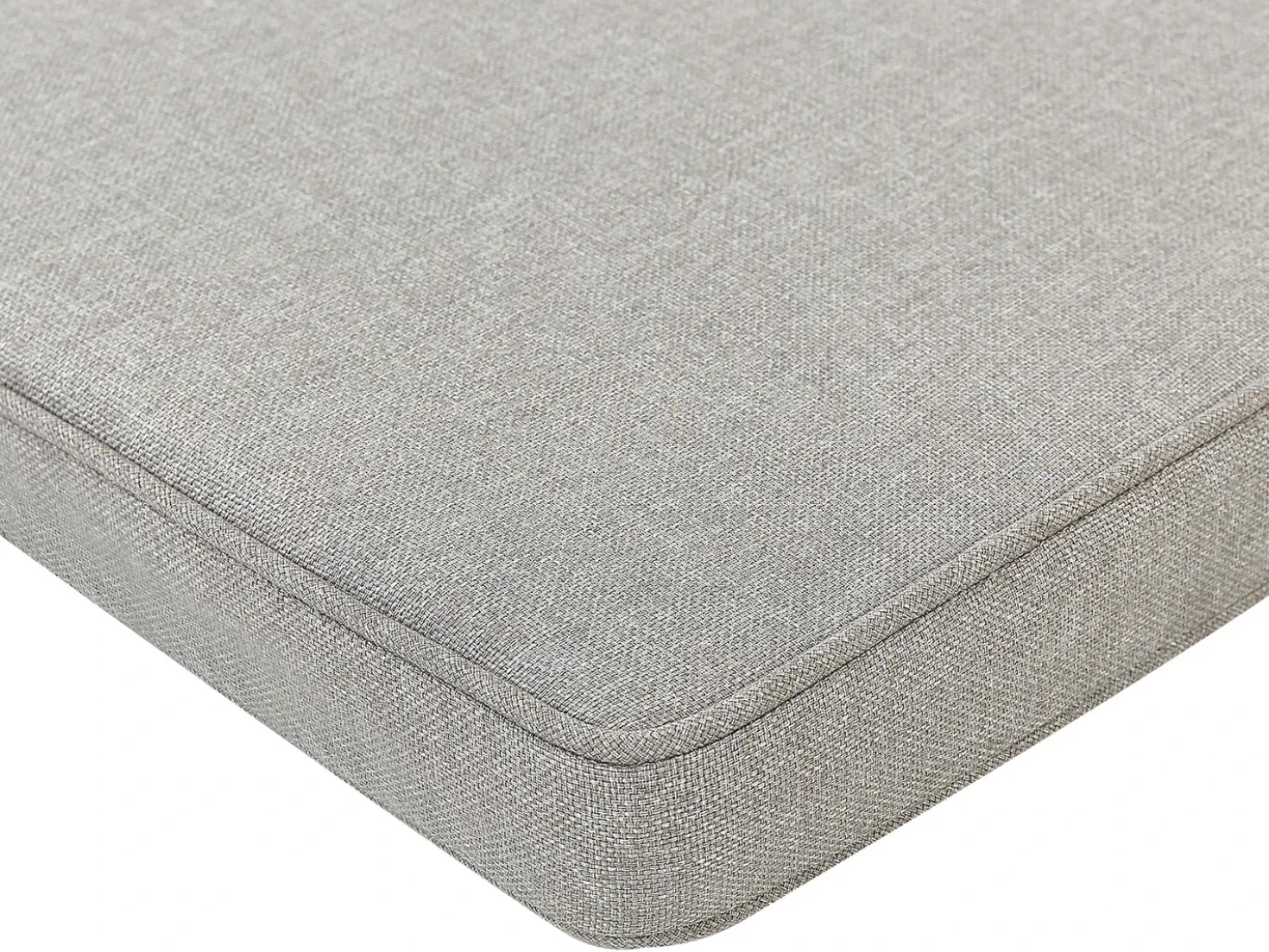 Cuscino per sedile a panca SOVANA 108 x 45 cm Grigio