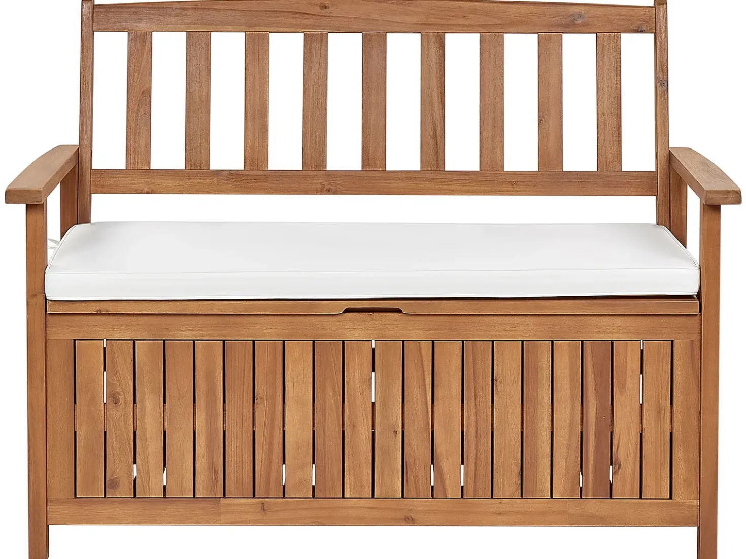 Cuscino per sedile a panca SOVANA 108 x 45 cm Bianco sporco