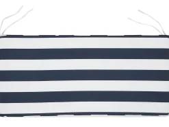Cuscino per sedile a panca VIVARA 152 x 54 cm Blu marino