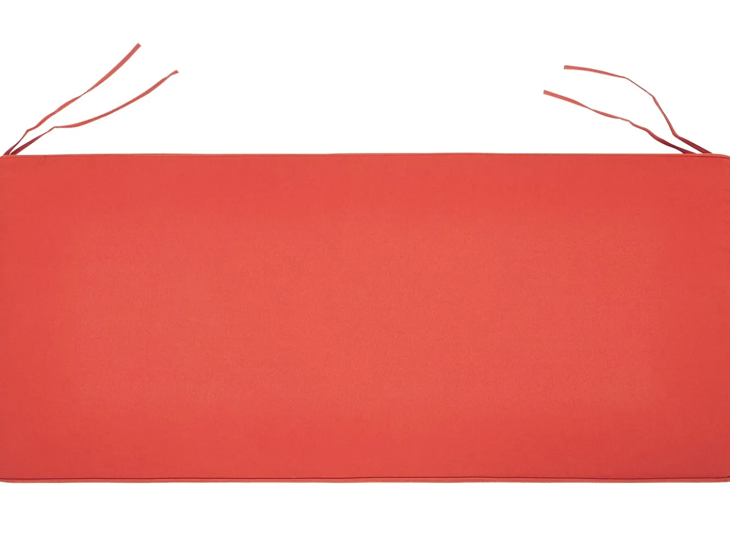 Cuscino per sedile a panca VIVARA 152 x 54 cm Rosso scuro