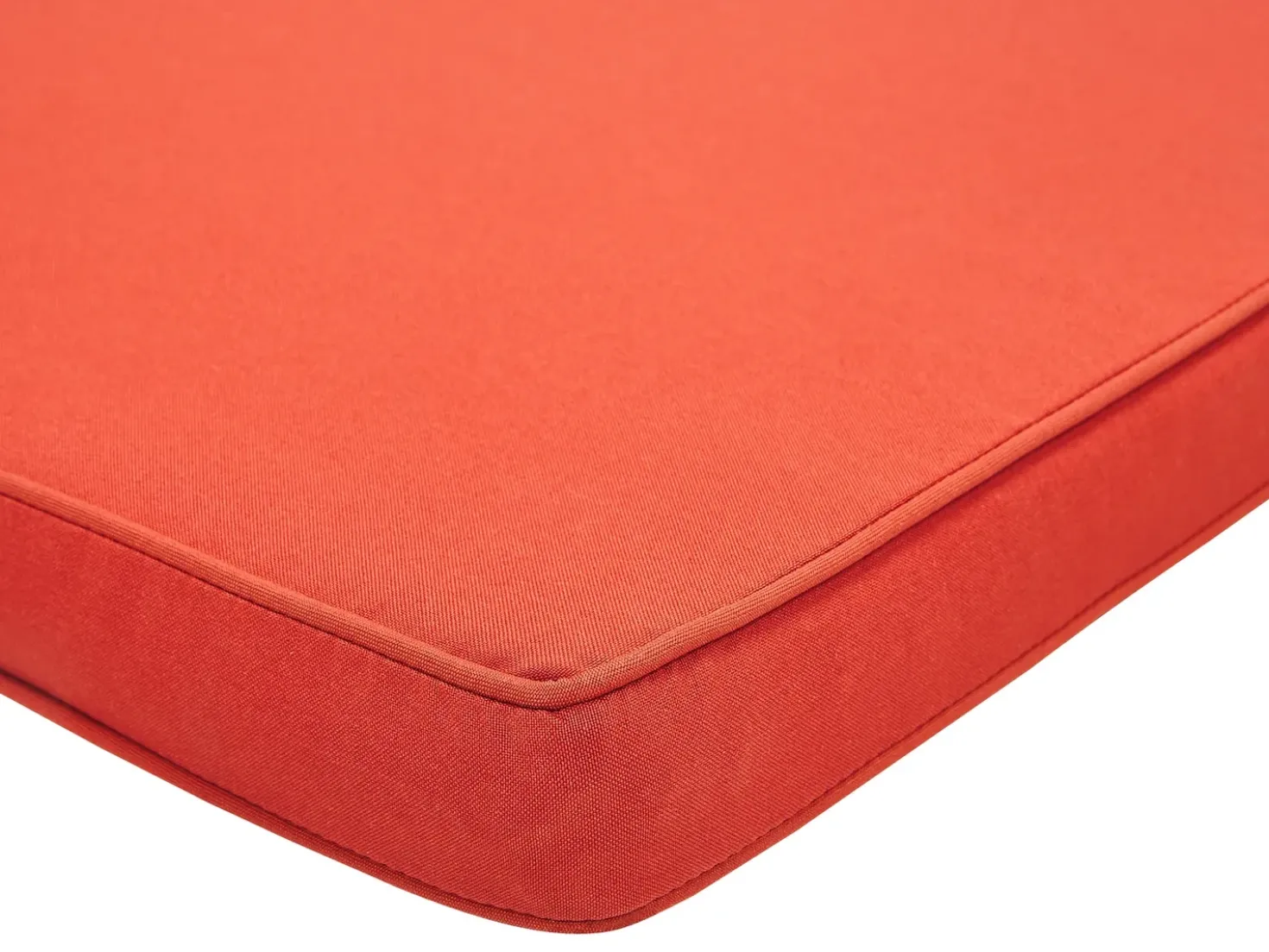 Cuscino per sedile a panca VIVARA 152 x 54 cm Rosso scuro