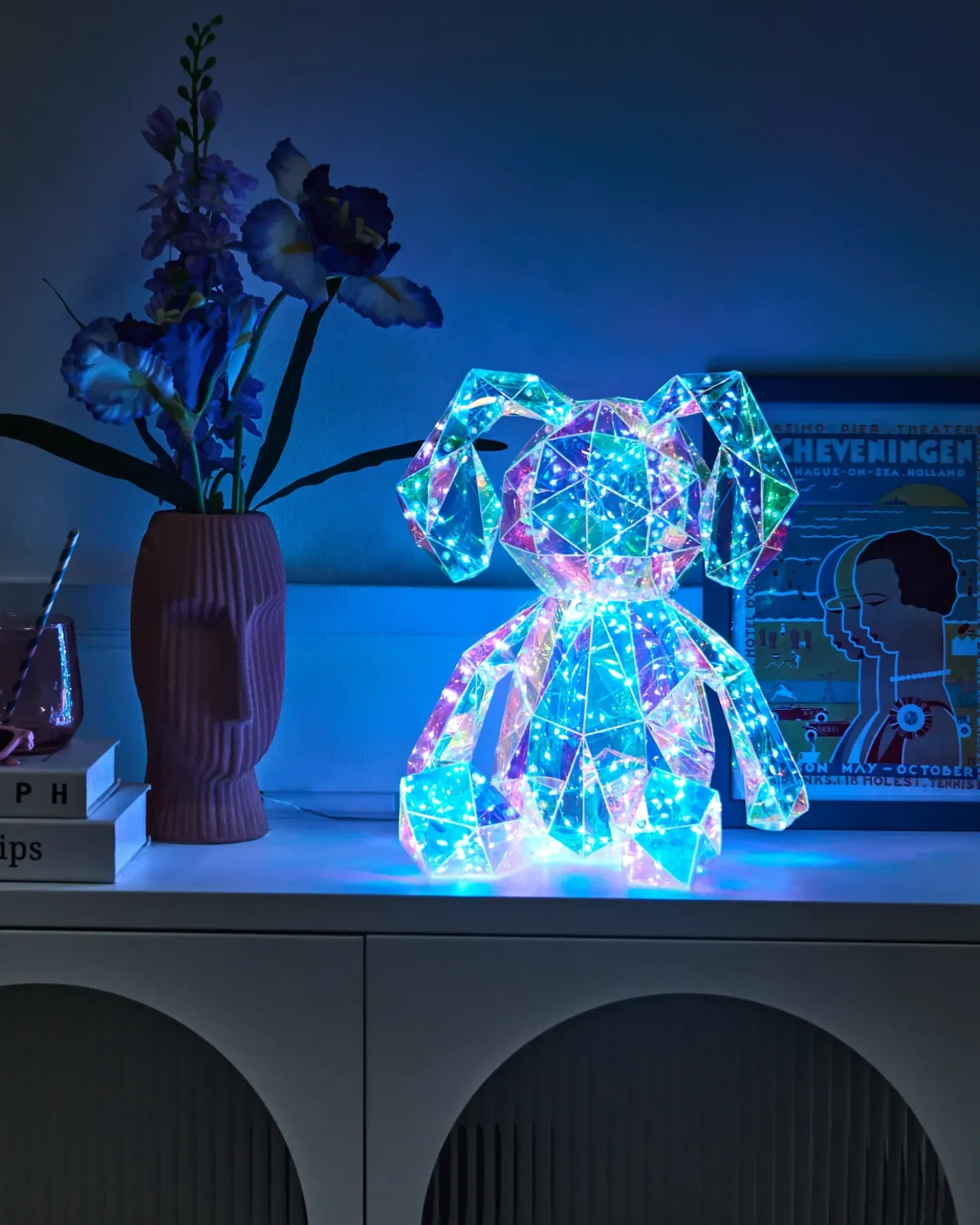 Decorazione a LED Coniglio KINTAUS Multicolore