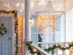 Decorazione da appendere all'aperto LED KURULA Stella 58 cm Argento