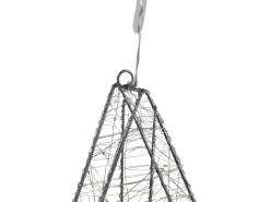 Decorazione da appendere all'aperto LED KURULA Stella 58 cm Argento