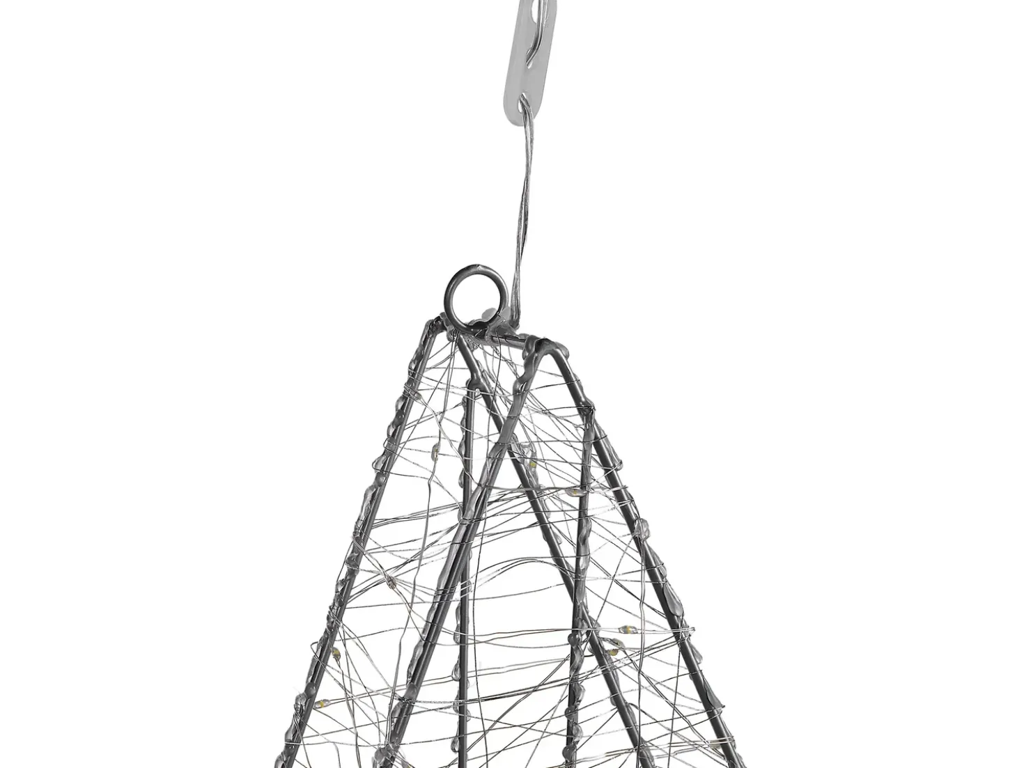 Decorazione da appendere all'aperto LED KURULA Stella 58 cm Argento