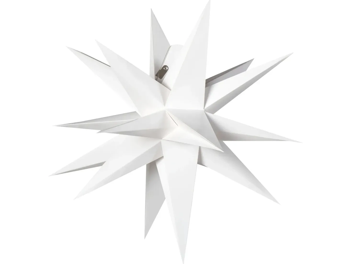 Decorazione da appendere LED BHAGIRATHI Stella 44 cm Bianco sporco