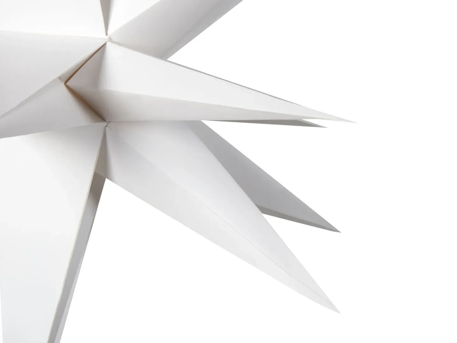 Decorazione da appendere LED BHAGIRATHI Stella 44 cm Bianco sporco