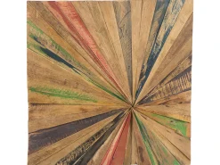 Decorazione da parete CANCUN Legno di teak 70 cm Marrone