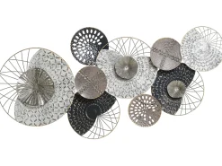 Decorazione da parete CESIUM Metallo 58 cm Argento