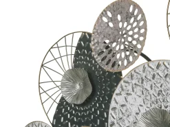 Decorazione da parete CESIUM Metallo 58 cm Argento