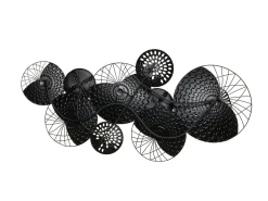 Decorazione da parete CESIUM Metallo 58 cm Argento