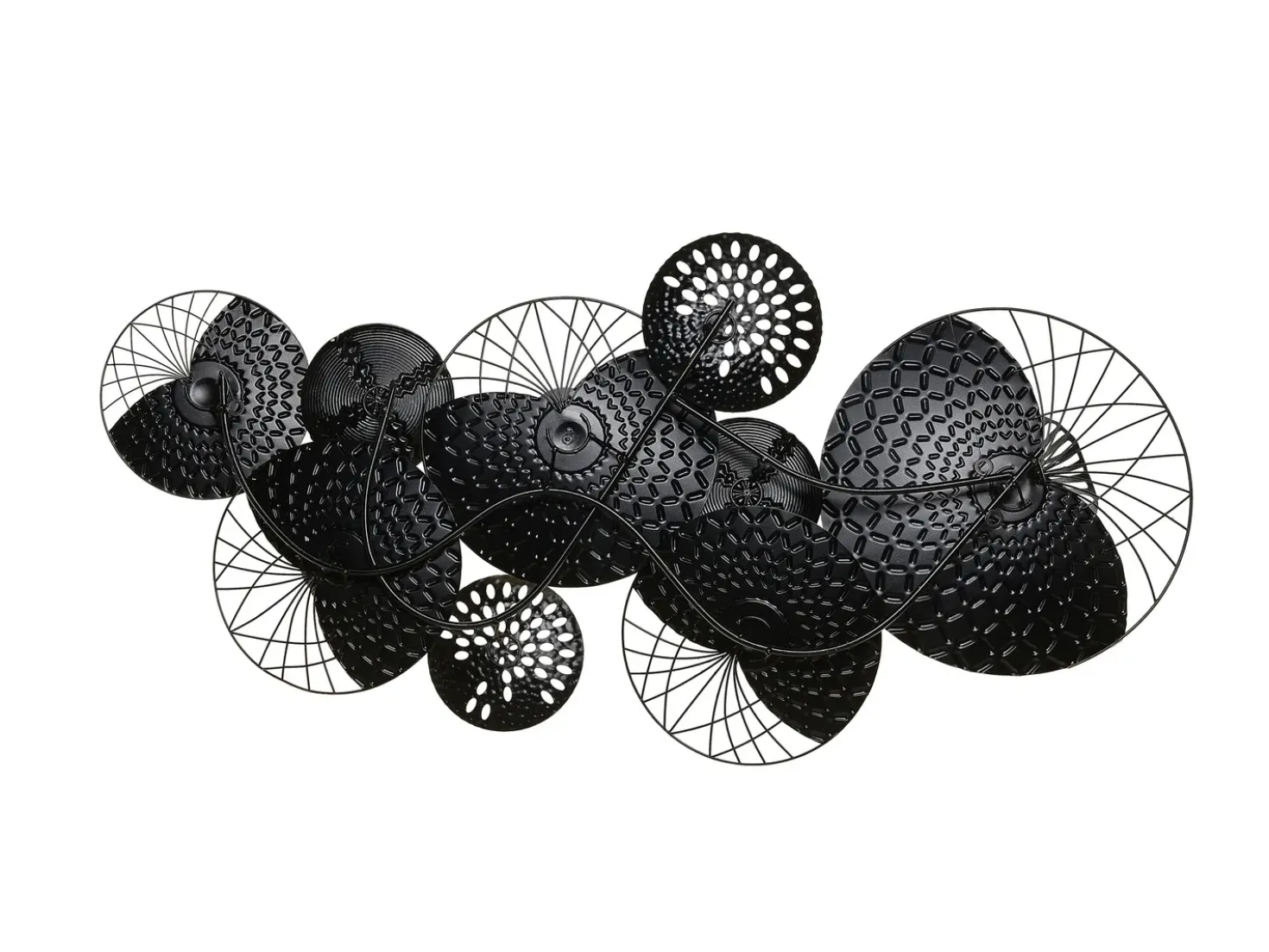 Decorazione da parete CESIUM Metallo 58 cm Argento