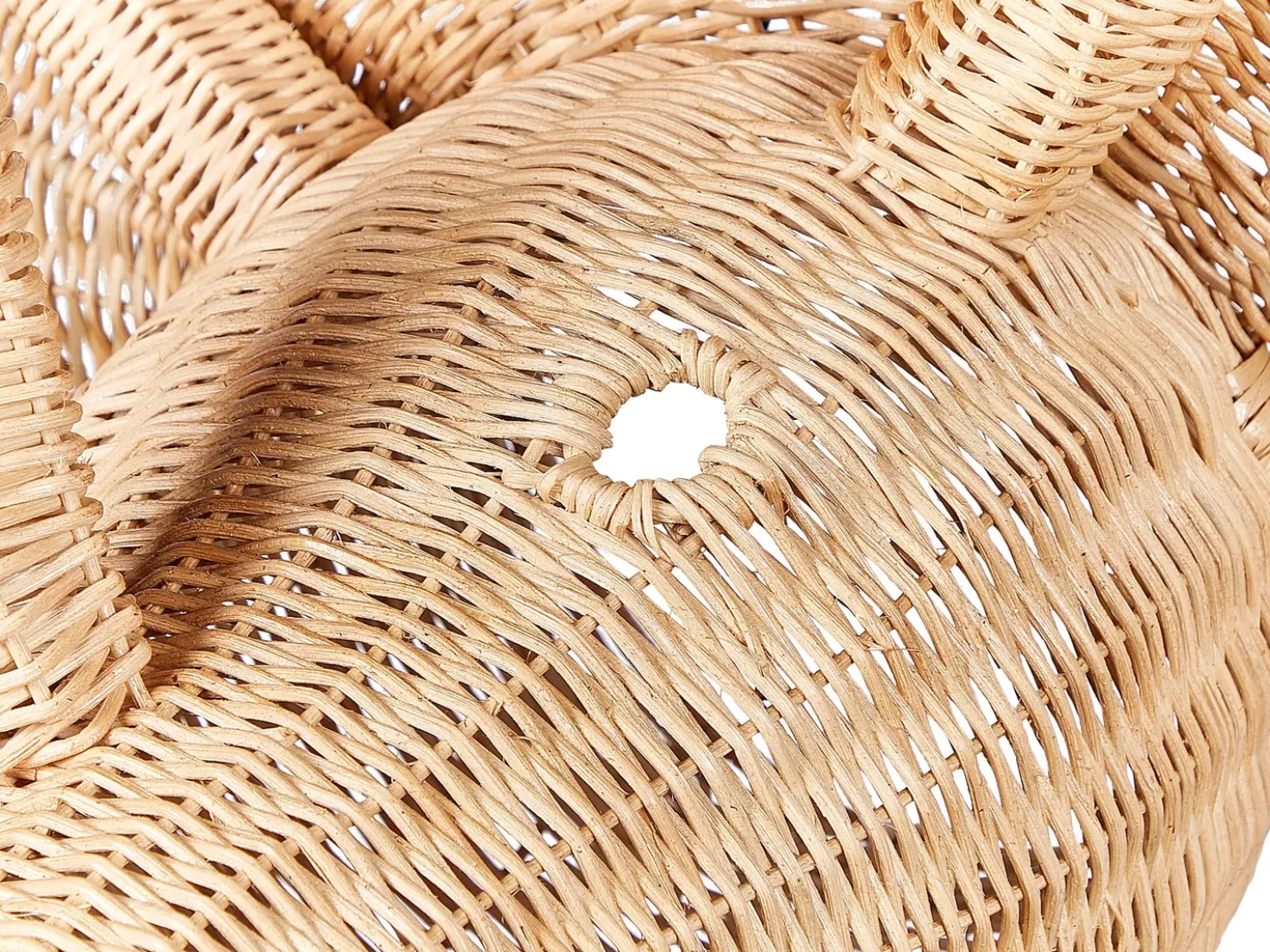 Decorazione da parete Dinosauro BIOKO Rattan 44 cm Naturale