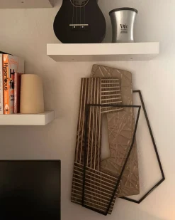 Decorazione da parete ENNIS Metallo 36 cm Marrone