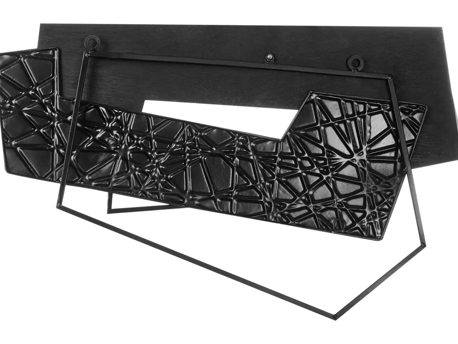 Decorazione da parete ENNIS Metallo 36 cm Marrone