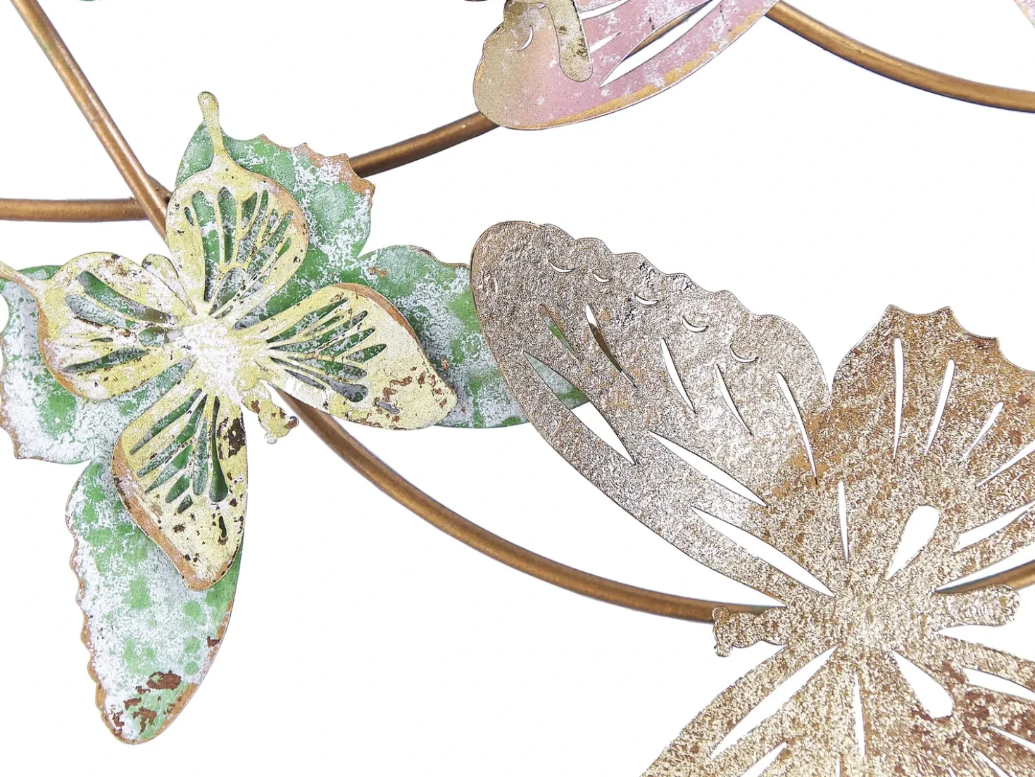 Decorazione da parete Farfalla GALLIUM Metallo 53 cm Multicolore