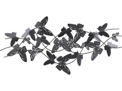 Decorazione da parete Farfalla GALLIUM Metallo 53 cm Multicolore